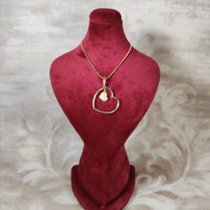آویز دوقلب طلا